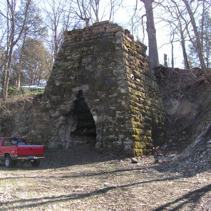 Iron Furnace in the wilderness